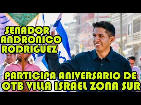 SENADOR ANDRONICO CUESTIONA PARALIZACIÓN DE LAS ELECCIONES JUDICIALES DE BOLIVIA..