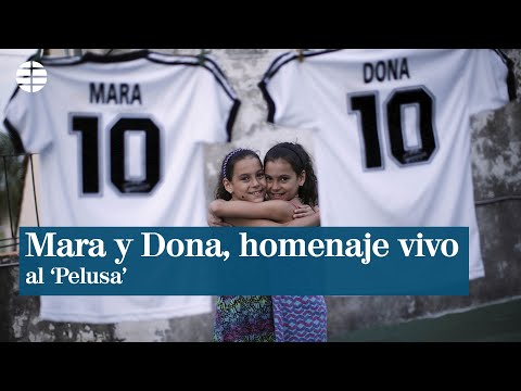 Mara y Dona, las gemelas argentinas cuyos nombres homenajean al 'Pelusa'