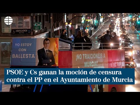 PSOE y Ciudadanos arrebatan el Ayuntamiento de Murcia al PP con el apoyo de Podemos