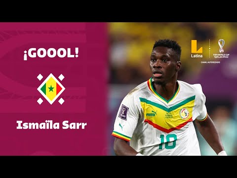 Ismaïla Sarr marcó de penal el 1-0 de Senegal que enfrenta a Ecuador por su pase a octavos