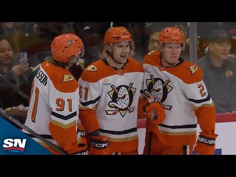 Ducks Cutter Gauthier, Olen Zellweger Score Two In First Minute vs. Blackhawks
