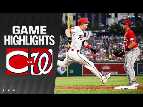 Reds vs. Nationals Game Highlights (7/19/24) | MLB Highlights