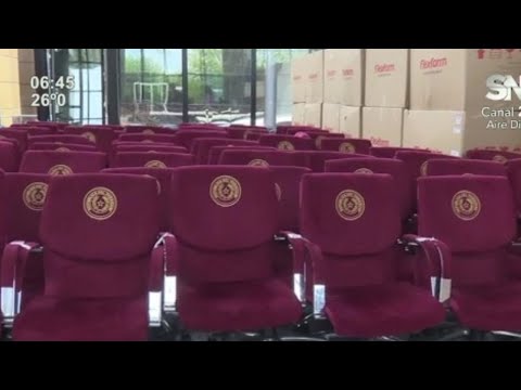 Congreso de Oro: Compraron sillones nuevos de casi 6 millones de Gs