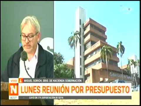 18072024   MIGUEL SORICH   GOBERNACION ANUNCIA PARA ESTE LUNES REUNION POR EL PRESUPUESTO   UNO