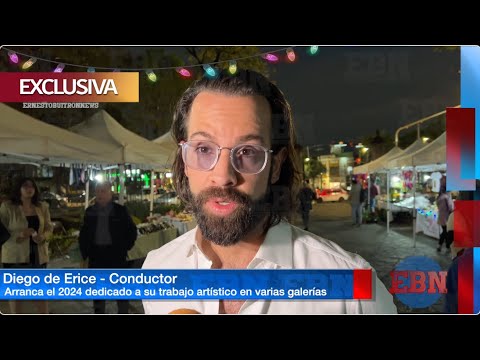 DIEGO DE ERICE sigue explorando su faceta como artista plástico y seguira pintando en el 2024