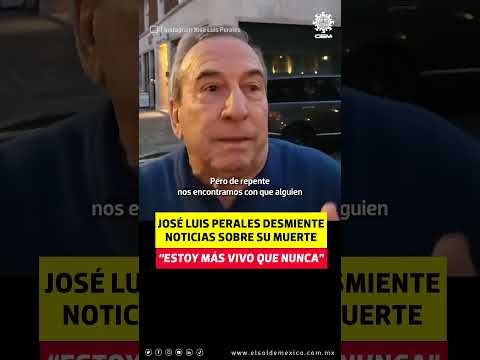 José Luis Perales está ¡más vivo que nunca!