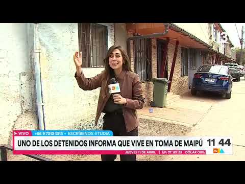 Detenido por crimen de Carabineros vivía en toma de Maipú | Tu Día | Canal 13