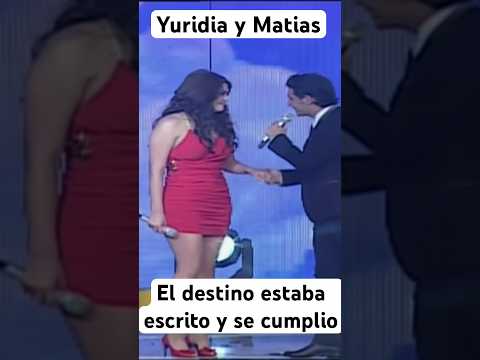 Yuridia y Matias donde comienza el romance termina la ilusión xq se cumplio se unieron en un solo