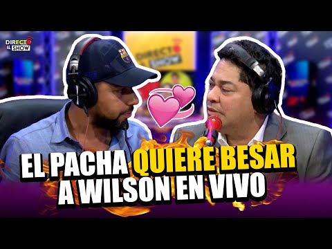 El Pachá se le declara a Wilson Sued y dice que quiere darle un beso en plena entrevista