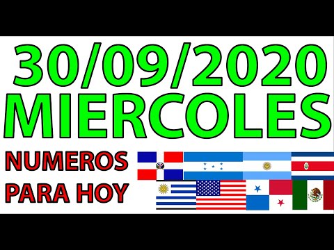 NUMERO PARA HOY PALE 30 DE SEPTIEMBRE DEL 2020 / NUMERO DE LA SUERTE PARA HOY #1 / FUERTE