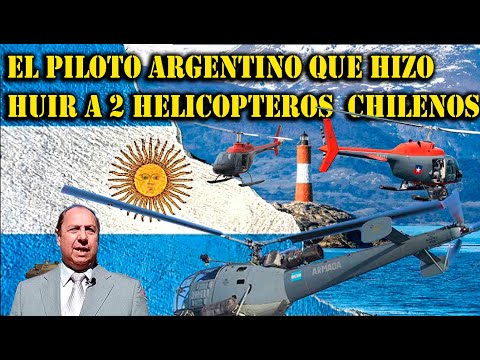 EL PILOTO ARGENTINO QUE ENFRENTO Y PUSO EN HUIDA A DOS HELICOPTEROS CHILENOS EN 1980.