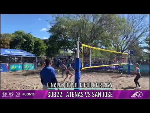 Final voleibol playa Sub22, Atenas vs San José