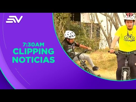 Llegaron las vacaciones y en el sector de La Josefina organizan cursos de ciclismo para los niños