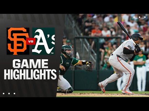 Giants vs. As Game Highlights (7/6/25) | MLB Highlights