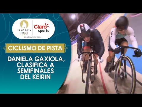 #Paris2024 | Daniela Gaxiola, clasifica a semifinales del keirin en ciclismo de pista