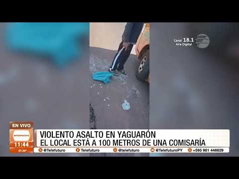 Violento asalto a casa de juego de azar en Yaguarón