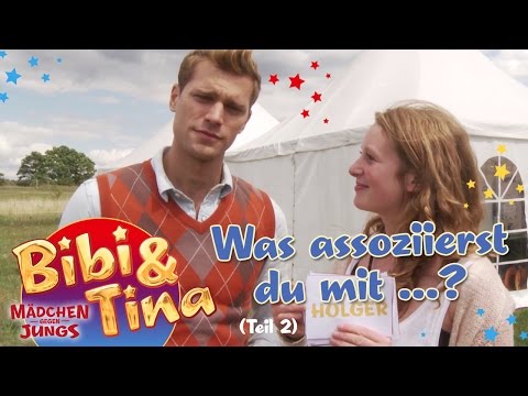 Bibi & Tina -MÄDCHEN GEGEN JUNGS - die Schauspieler sollen spontan antworten