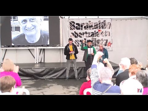 Homenaje al histórico militante de la izquierda abertzale Iñaki O’Shea en Barakaldo