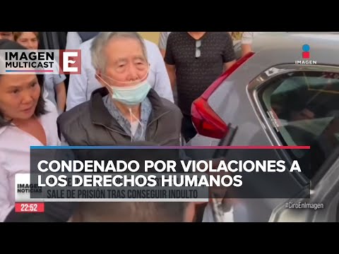 El expresidente peruano Alberto Fujimori sale de la cárcel