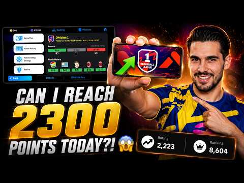 CAN I REACH 2300 POINTS TODAY?! 😱 8 WIN STREAK 🔥 eFootball MOBILE LIVE