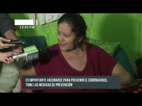 Familias de Waspan Sur en Managua beneficiados con dosis contra Covid 19 - Nicaragua