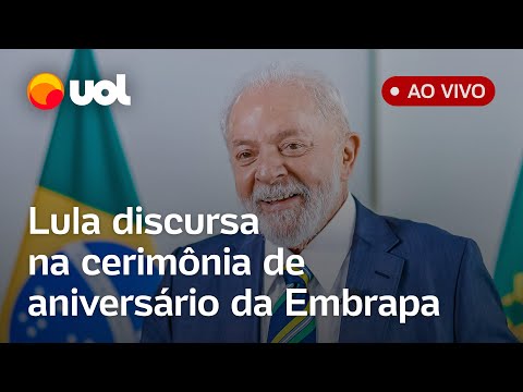 Lula e ministro da Agricultura participam de evento da Embrapa; acompanhe ao vivo