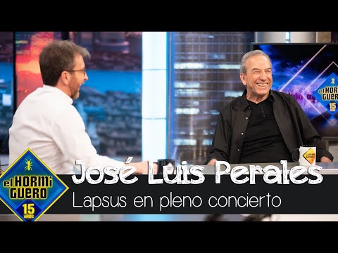 José Luis Perales confiesa una anécdota al sufrir un lapsus - El Hormiguero