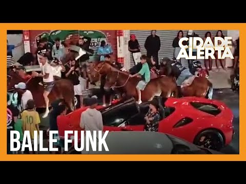 Carro de luxo avaliado em R$ 4 milhões é flagrado em baile funk do PCC em São Paulo