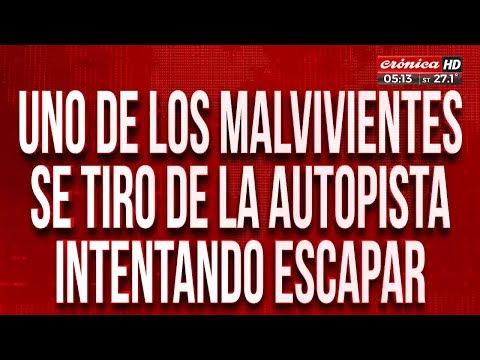 Espectacular operativo: persiguieron a delincuentes desde Avellaneda hasta Flores
