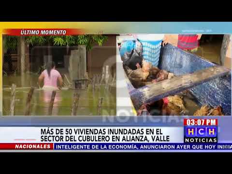 Entre 150 y 200 viviendas se inundan en El Cubulero, Alianza, Valle