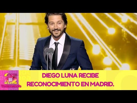 Diego Luna recibe reconocimiento en Madrid. | 04 de octubre de 2021 | Ventaneando