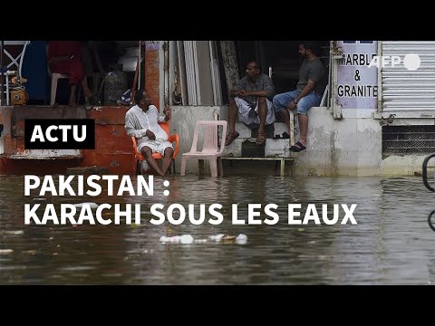 Pakistan : Karachi sous les eaux avec le passage de la mousson | AFP