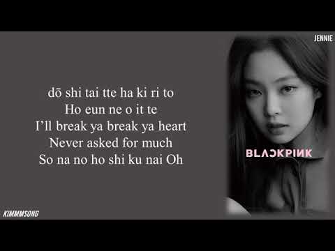 BLACKPINK KICK IT(JAPANESE VERSION) Easy Lyrics