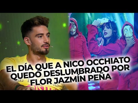 Reviví el día que Flor Jazmín Peña le bailó a Nico Occhiato llamando poderosamente su atención