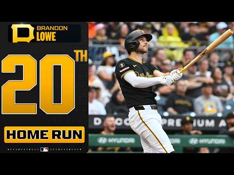 Brandon Lowes 20TH HOMER of the year gives the PIRATES THE LEAD! ‍ | MLB 하이라이트