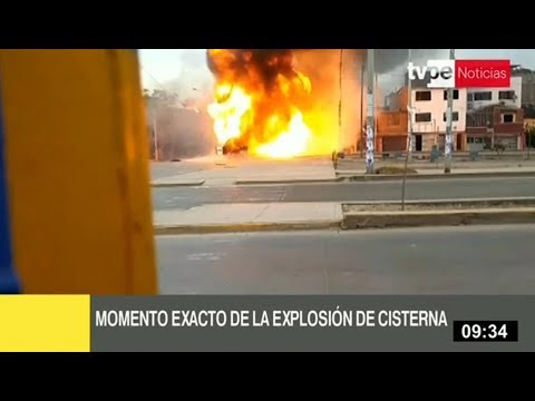 Incendio en Villa el Salvador: video muestra el inicio de la explosión