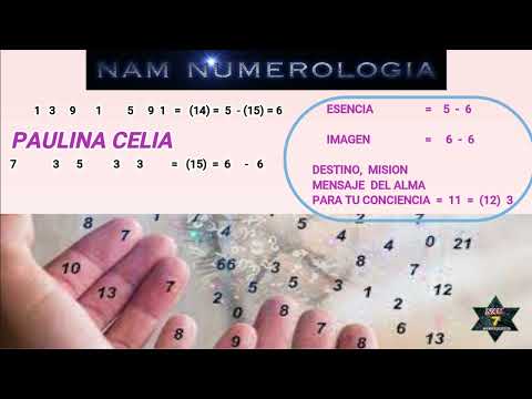 SIGNIFICADO DE LOS NOMBRES  701 PAULINA CELIA - NAM NUMEROLOGIA #numerologia #tunombre