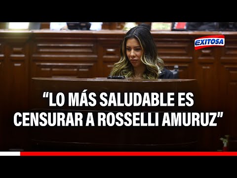 Martín Hidalgo: Lo más saludable es censurar a Rosselli Amuruz