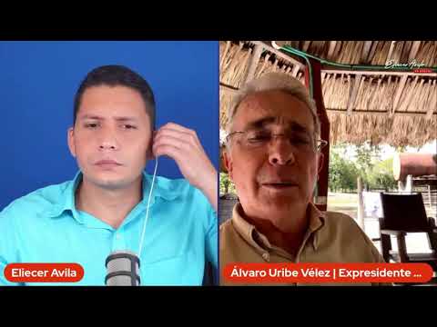 Entrevista con el ex presidente de Colombia Álvaro Uribe.
