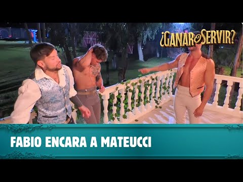 Fabio encara a Mateucci y le dice mentiroso | ¿Ganar o Servir? | Canal 13