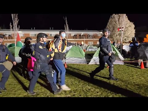 Police remove encampment at Northern Arizona University, make arrests