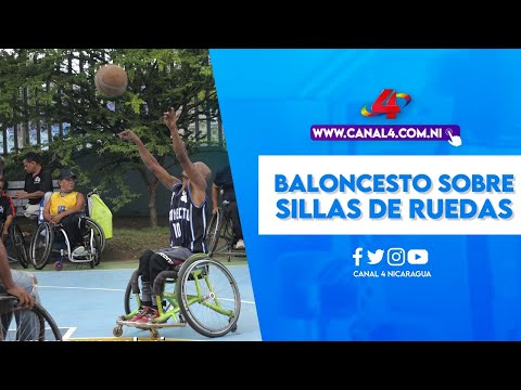 Alcaldía de Managua promueve competencia de baloncesto sobre sillas de ruedas