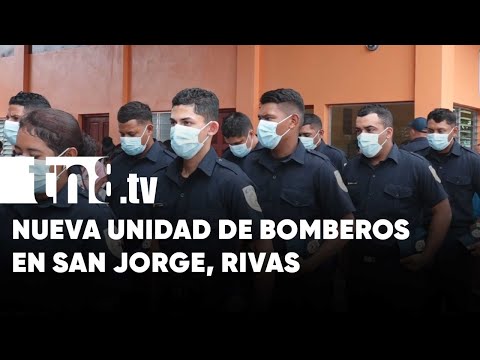 Familias de San Jorge, Rivas, cuentan con su unidad de bomberos - Nicaragua