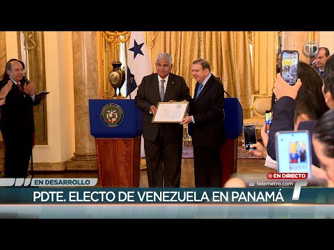 Declaración conjunta del presidente de Panamá, José Raúl Mulino, y Edmundo González