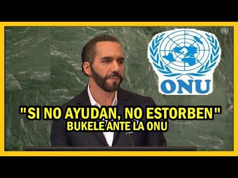 Bukele en la ONU: El Salvador busca plena libertad y soberanía, no ayudan, no estorben