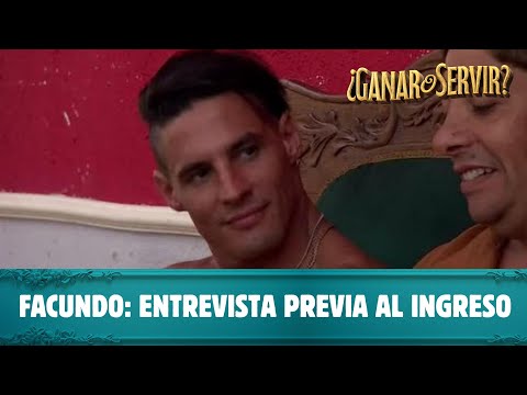 Entrevista a Facundo antes de entrar a la casona | ¿Ganar o Servir? | Canal 13