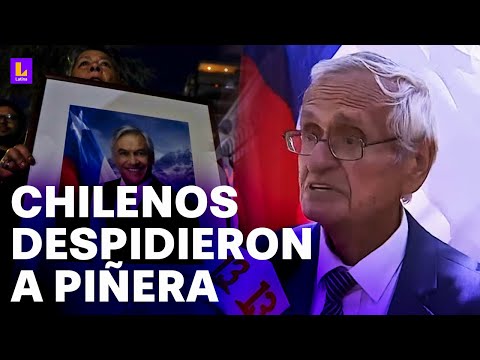 Chilenos dieron el último adiós a Sebastián Piñera: Es el mejor presidente que hemos tenido
