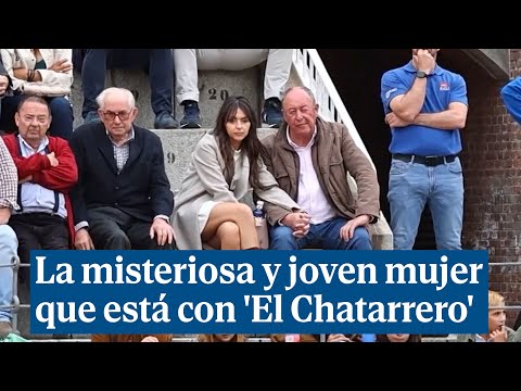 La misteriosa y joven mujer que ha ido a los toros con Luis Miguel Rodríguez 'El Chatarrero'