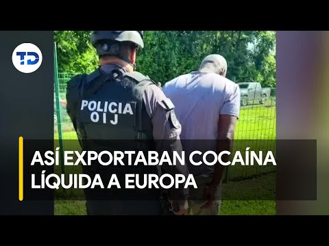 Cocaína liquida de esta manera exportaban la droga a Europa