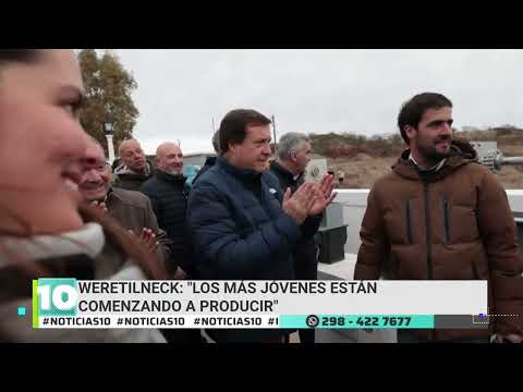 Valle Inferior: Weretilneck inauguró la obra de modernización y mejora en el sistema de riego